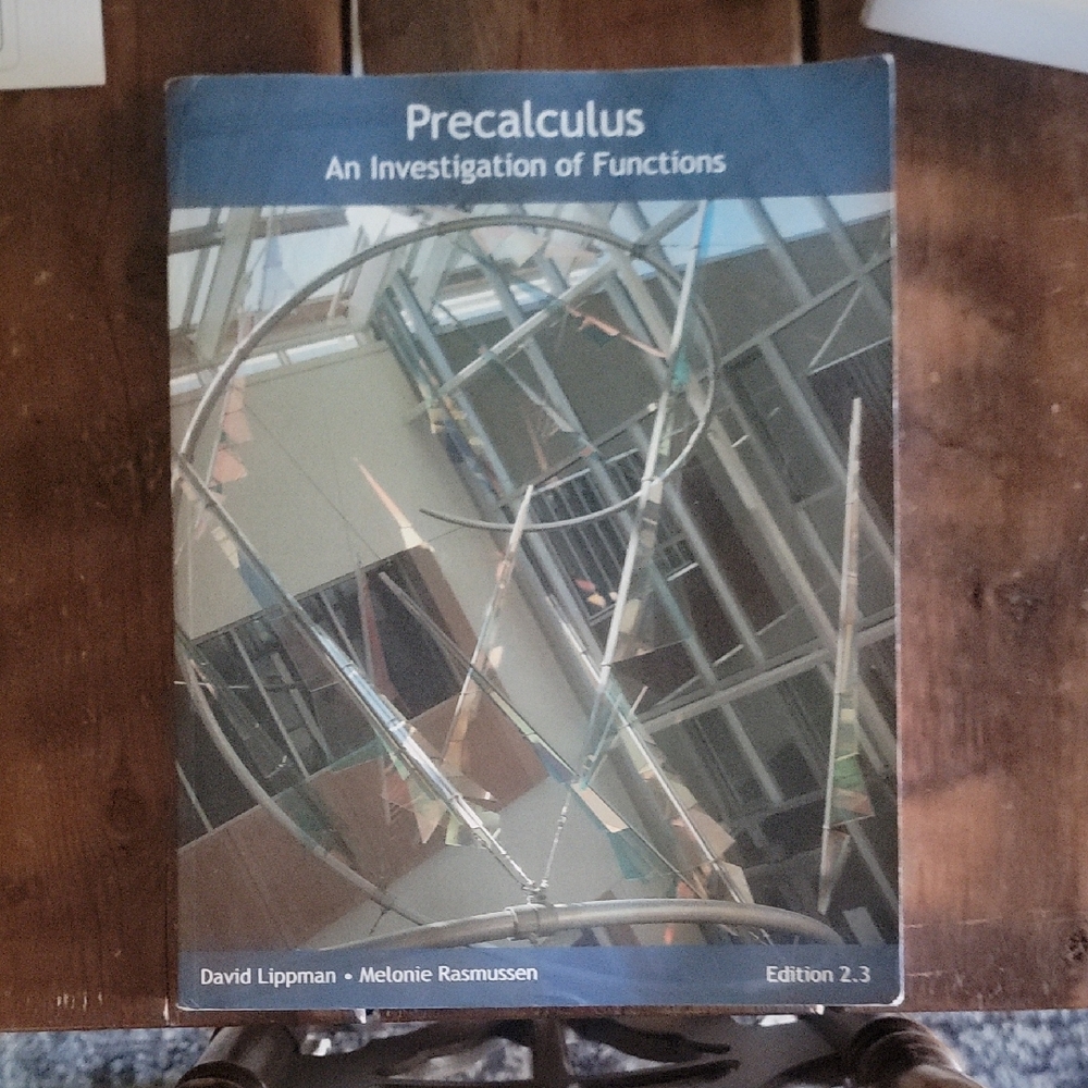 Precalculus Textbook by Lippman and Rasmussen